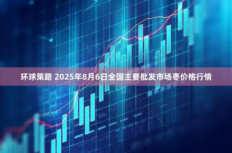 环球策路 2025年8月6日全国主要批发市场枣价格行情